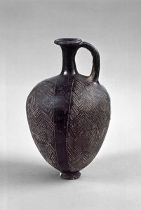 Piccolo vaso con decorazione incisa, probabilmente egiziano predinastico